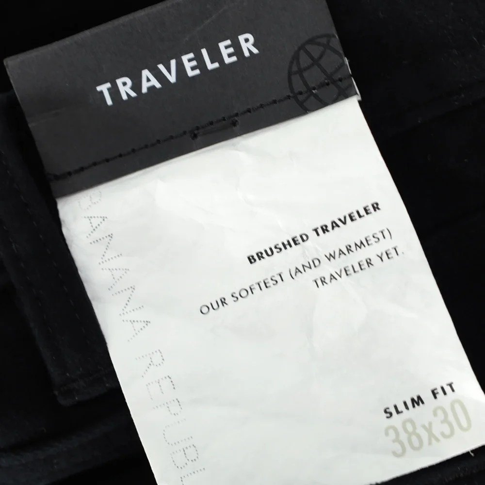 BANANA REPUBLIC BRUSHED TRAVELER SLIM‎ FIT PANTS